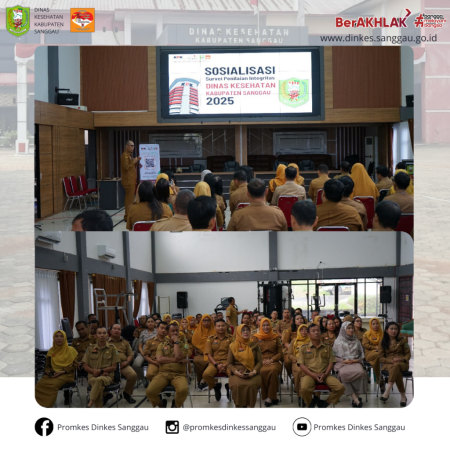 Sosialisasi Survei Penilaian Integritas (SPI) 2025 Dinas Kesehatan Kabupaten Sanggau – Dinkes Kabupaten Sanggau