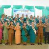Ketua TP PKK Kabupaten Hadiri Pengukuhan Ketua TP PKK dan Ketua Bunda PAUD Desa se-Kecamatan Meliau