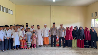 Silaturahmi dan Peduli, Polres Sanggau Gelar Jumat Berkah di Ponpes Hidayatullah