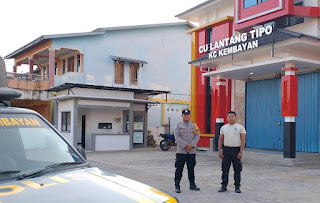 Gelar Patroli Objek Vital, Polsek Kembayan Jaga Stabilitas Keamanan Wilayah