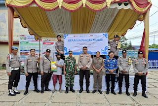 Gerakan Pangan Murah di Tayan Hilir: Polsek dan Bulog Jamin Stok Beras Aman