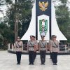 Satlantas Polres Sanggau Peringati Hari Lalu Lintas Bhayangkara ke-70 dengan Ziarah ke Makam Pahlawan