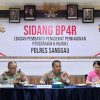 Wakapolres Sanggau Pimpin Sidang BP4R, Empat Personel Polres Ikuti Nasehat Perkawinan