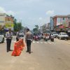 Polres Sanggau dan Dishub Lakukan Rekayasa Lalu Lintas di Simpang Empat A1 untuk Tingkatkan Ketertiban Jalan
