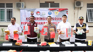 Polda Kalbar Musnahkan 8,01 Kg Sabu, Selamatkan Puluhan Ribu Generasi Muda