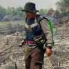 Polsek Tayan Hulu Lakukan Ground Check Titik Hotspot Karhutla, Api Sudah Padam
