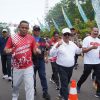Semangat HUT ke-80 RI, Bupati dan Wakil Bupati Sanggau Ikuti Jalan Sehat dan Zumba Bersama
