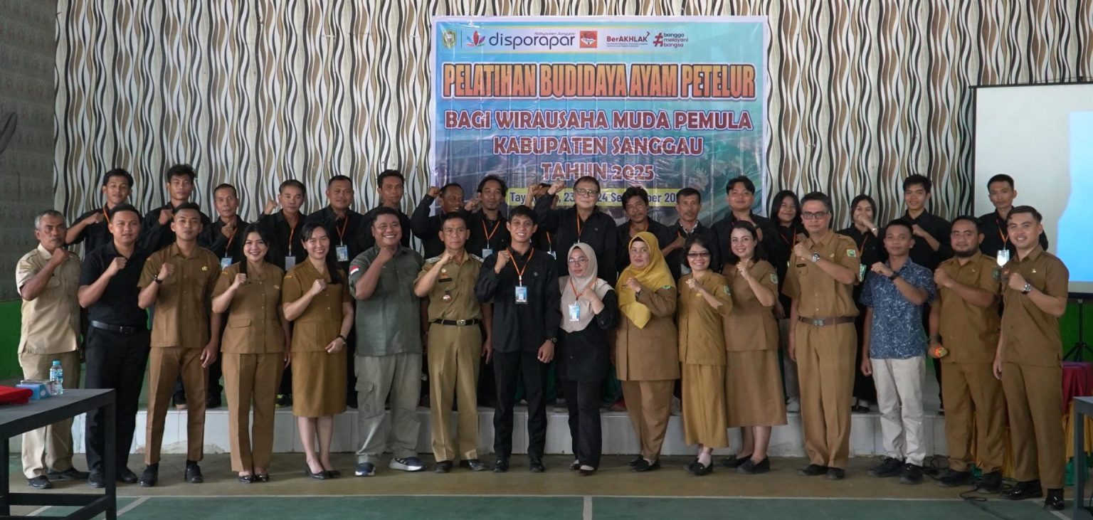 Kegiatan Pelatihan Budidaya Ayam Petelur Bagi Wirausaha Muda Pemula Kab. Sanggau tahun 2025 di Tayan Hilir – DISPORAPAR