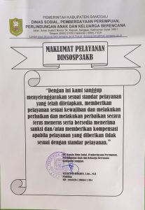 Maklumat Pelayanan DINSOSP3AKB
