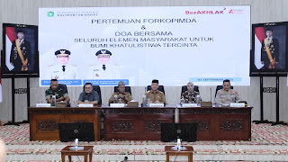 Polda Kalbar Hadiri Pertemuan dan Doa Bersama Elemen Masyarakat, Perkuat Sinergi Antisipasi Situasi Terkini di Kalbar