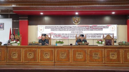 Bupati Sanggau Minta Empat Raperda Inisiatif DPRD Disempurnakan Kembali