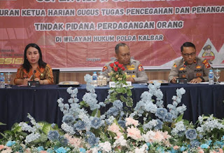 Mabes Polri Gelar Supervisi dan Sosialisasi Peraturan Gugus Tugas TPPO di Polres Sanggau