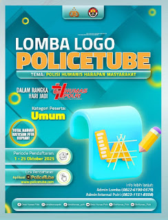 Sambut HUT Humas Polri ke-74, Bidhumas Polda Kalbar Gelar Lomba Desain Logo PoliceTube