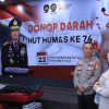 Humas Polri Gelar Donor Darah Serentak, Terkumpul 16.619 Kantong dalam Rangka Hari Jadi ke-74