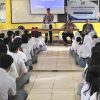 Satlantas Polres Sanggau Ajak Pelajar SMAN 1 Tayan Hulu Tertib Berlalu Lintas Lewat Program Police Goes To School