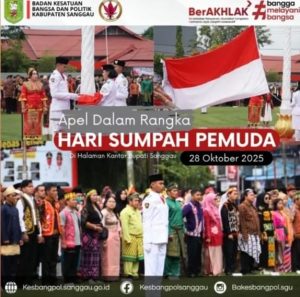 Apel Dalam Rangka Hari Sumpah Pemuda 28 Oktober 2025 – Badan Kesbangpol Kabupaten Sanggau