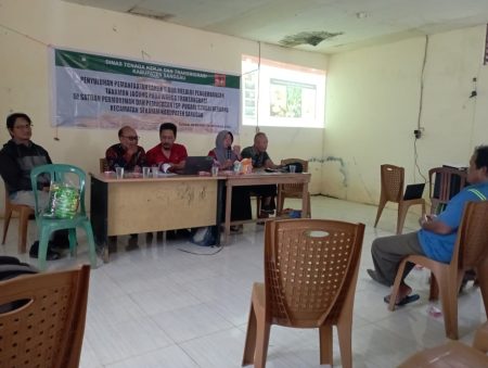 Kegiatan Pemberdayaan dan Pengembangan Ekonomi Warga Transmigrasi Satuan Pemukiman Pemugaran (SP Pugar) Sungai Beruang – DISNAKERTRANS
