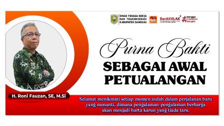 Purna Bakti Bpk. H. Roni Fauzan, SE, M.Si – DISNAKERTRANS