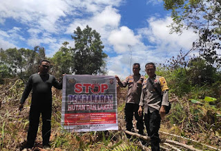 Cegah Kabut Asap, Polsek Jangkang Ajak Warga Tidak Membuka Lahan dengan Cara Membakar Cegah Kabut Asap, Polsek Jangkang Ajak Warga Tidak Membuka Lahan dengan Cara Membakar