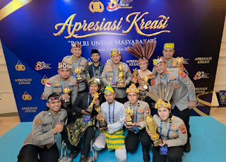 Borong Empat Penghargaan Ajang Lomba Kreasi Polri, Polda Kalbar Unjuk Prestasi di Tingkat Nasional Borong Empat Penghargaan Ajang Lomba Kreasi Polri, Polda Kalbar Unjuk Prestasi di Tingkat Nasional